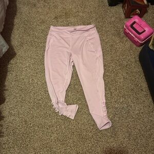 Pink Leggings with Side Detail